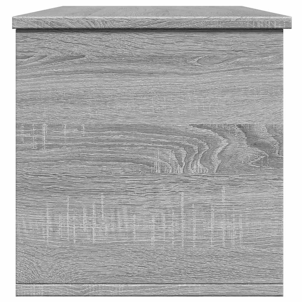 vidaXL Skrzynia, szary dąb sonoma, 102x35x35, materiał drewnopochodny