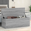 vidaXL Skrzynia, szary dąb sonoma, 102x35x35, materiał drewnopochodny