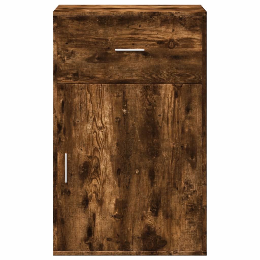vidaXL Szafka, przydymiony dąb, 56,5x39x90 cm, materiał drewnopochodny