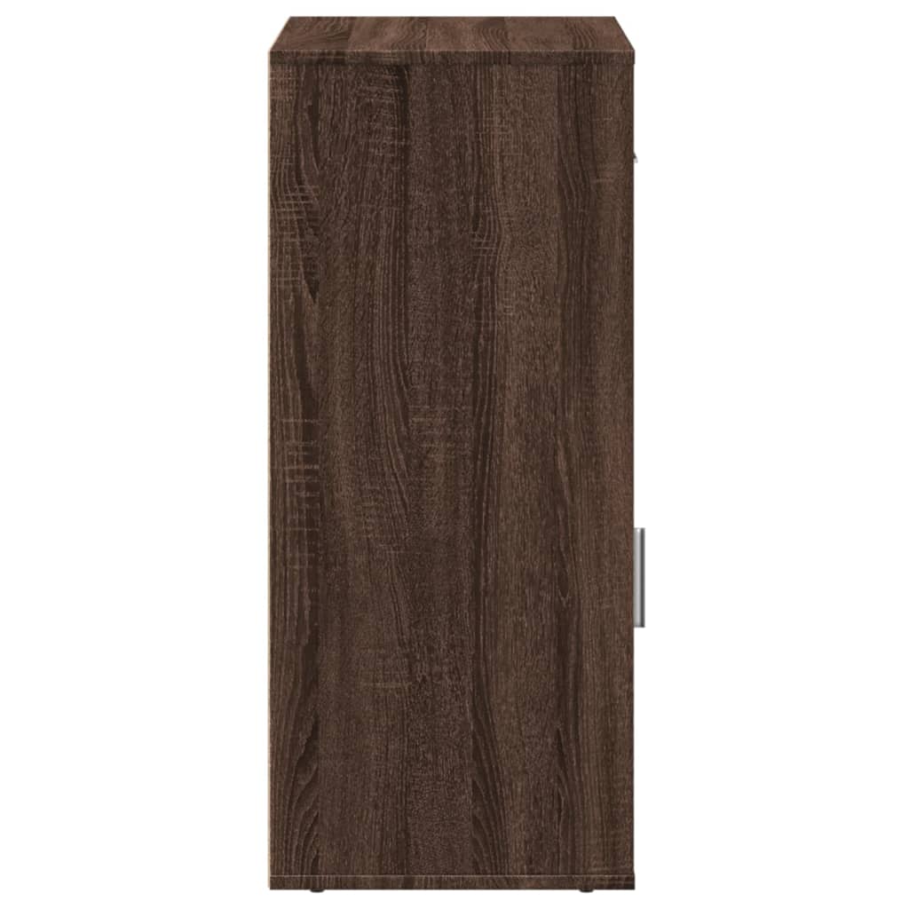 vidaXL Szafka, brązowy dąb, 56,5x39x90 cm, materiał drewnopochodny
