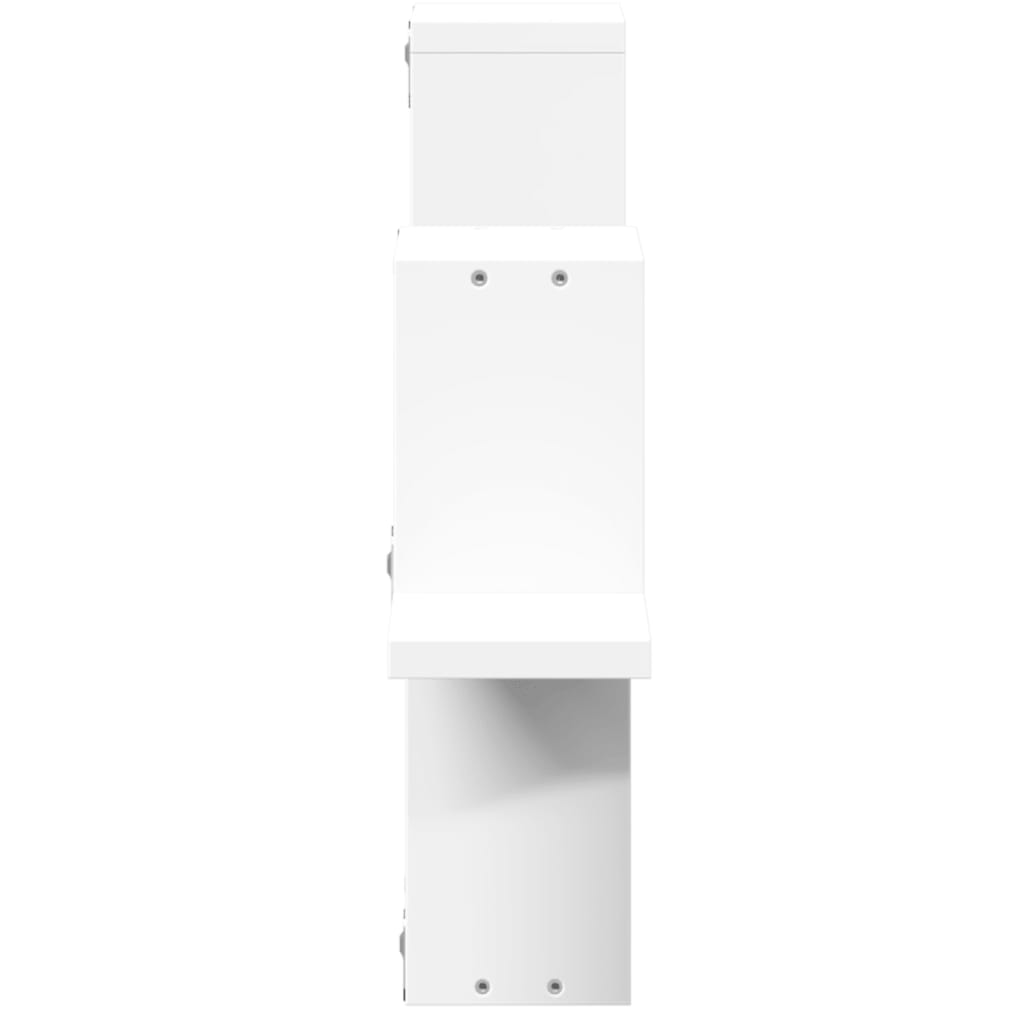 vidaXL Półka wisząca, biała, 104,5x10x43 cm, materiał drewnopochodny
