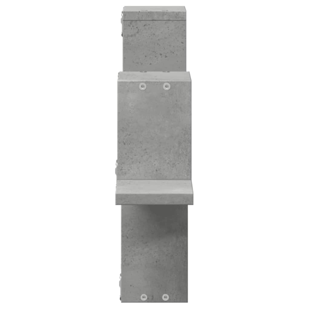 vidaXL Półka wisząca, szarość betonu, 104,5x10x43 cm