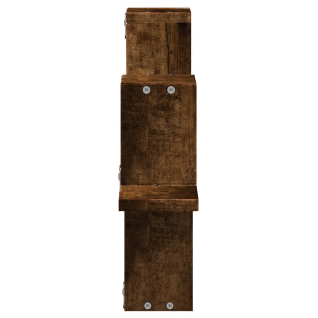 vidaXL Półka wisząca, przydymiony dąb, 104,5x10x43 cm