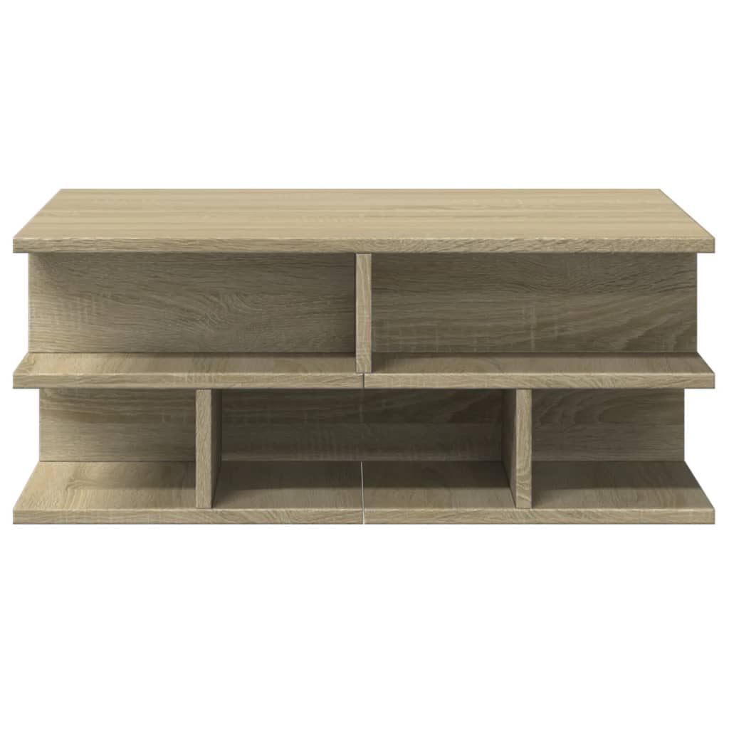 vidaXL Stolik kawowy, dąb sonoma, 70x70x29 cm, materiał drewnopochodny