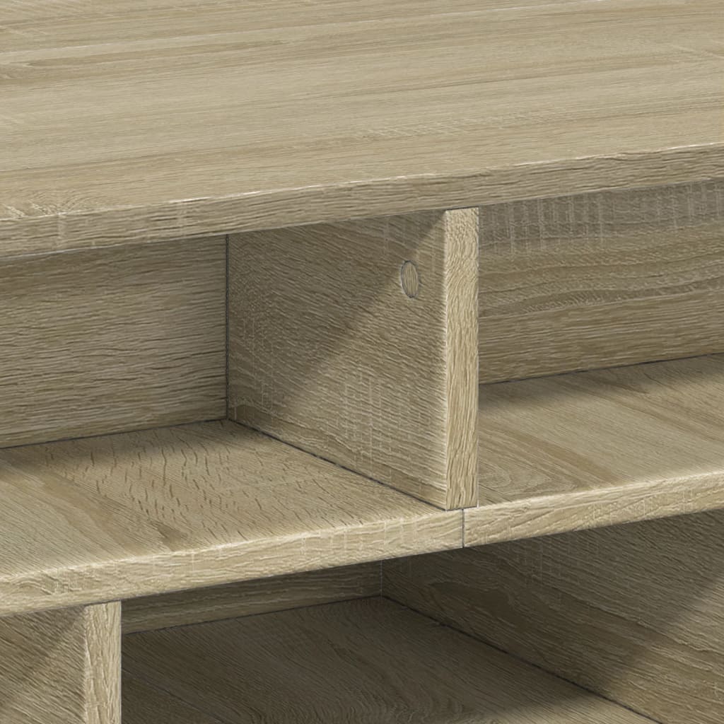 vidaXL Stolik kawowy, dąb sonoma, 70x70x29 cm, materiał drewnopochodny
