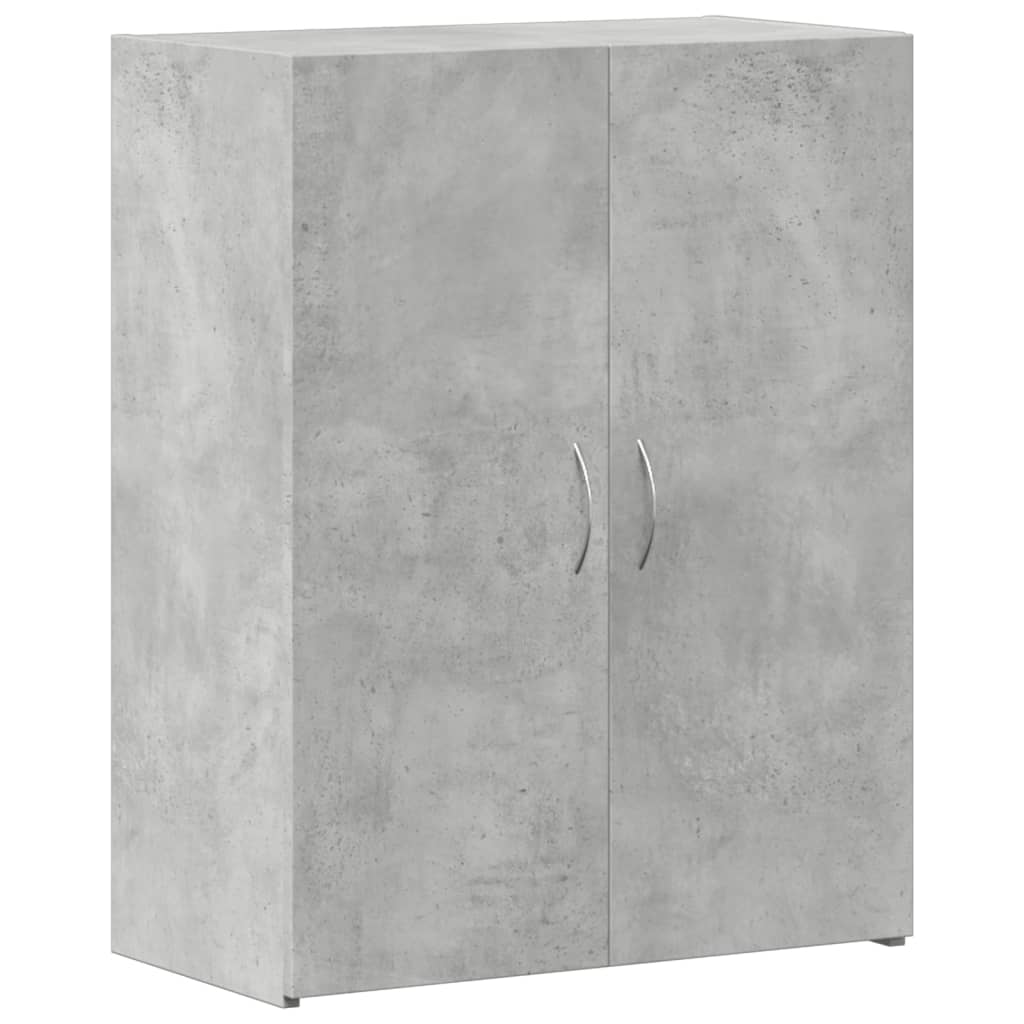 vidaXL Szafka na dokumenty, szarość betonu, 60x32x77,5 cm