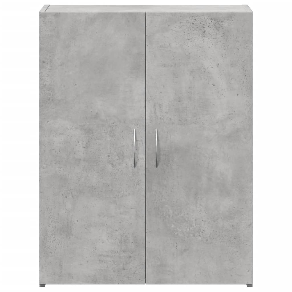 vidaXL Szafka na dokumenty, szarość betonu, 60x32x77,5 cm