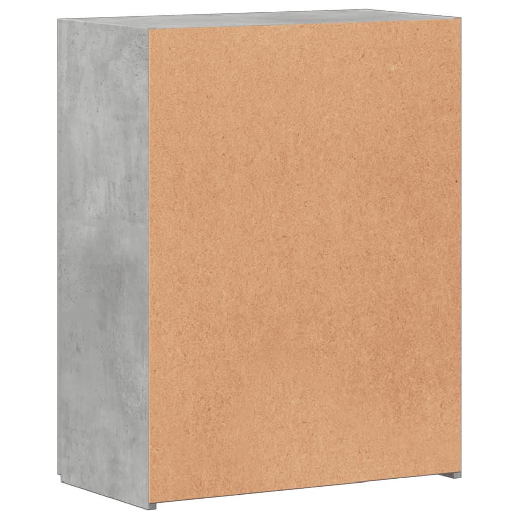 vidaXL Szafka na dokumenty, szarość betonu, 60x32x77,5 cm
