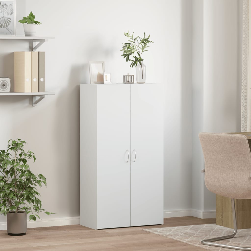 vidaXL Szafka na dokumenty, biała, 60x32x115 cm
