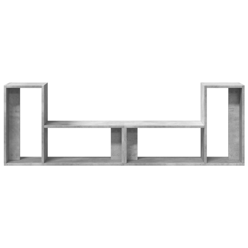 vidaXL Szafki pod telewizor, 2 szt., szarość betonu, 75x30x50 cm