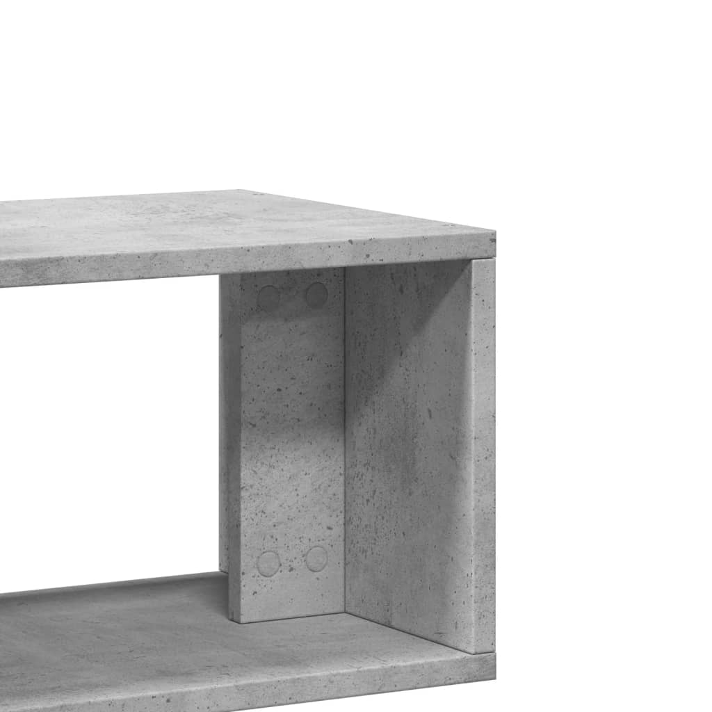 vidaXL Szafki pod telewizor, 2 szt., szarość betonu, 75x30x50 cm