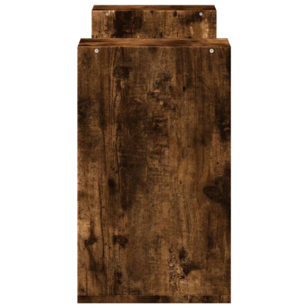 vidaXL Szafki pod telewizor, 2 szt., przydymiony dąb, 75x30x50 cm