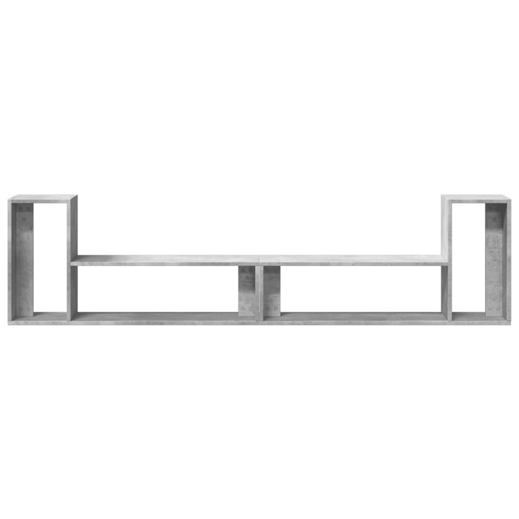 vidaXL Szafki pod telewizor, 2 szt., szarość betonu, 100x30x50 cm