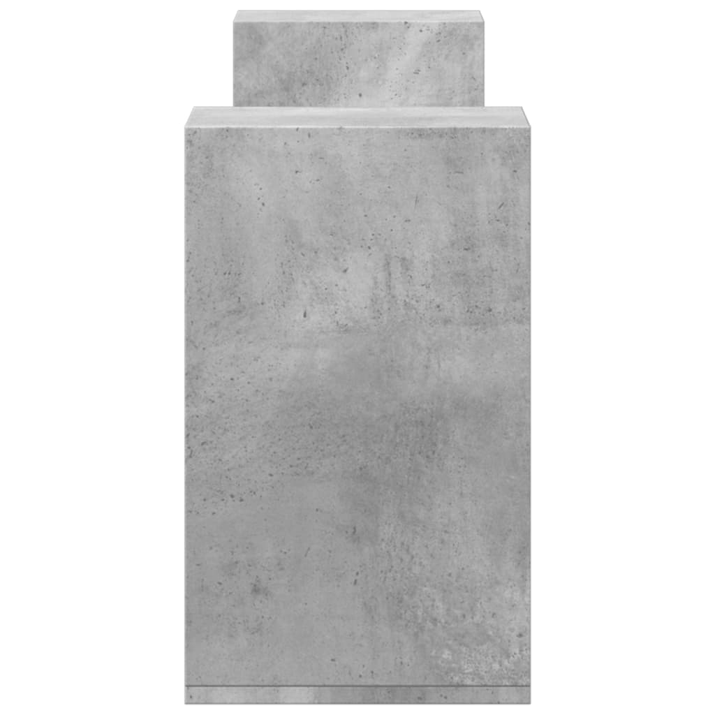 vidaXL Szafki pod telewizor, 2 szt., szarość betonu, 100x30x50 cm