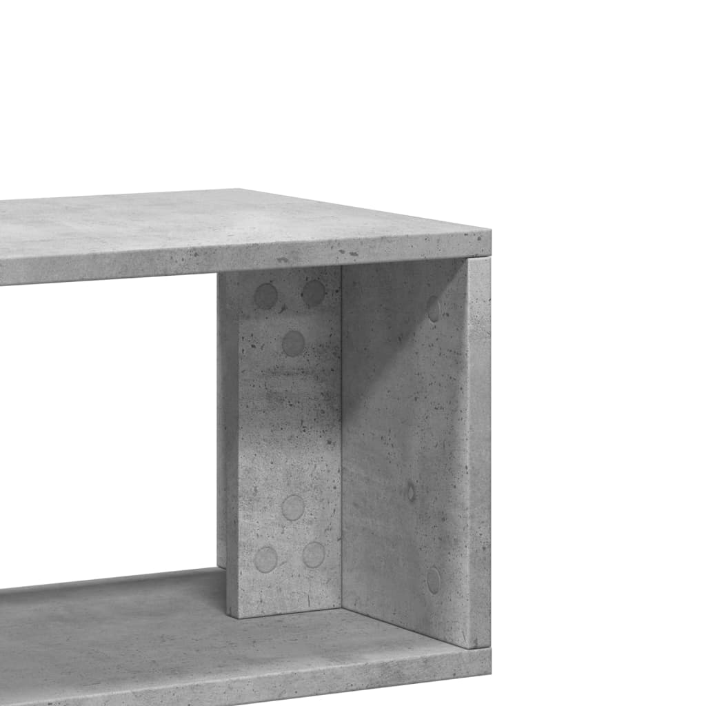 vidaXL Szafki pod telewizor, 2 szt., szarość betonu, 100x30x50 cm