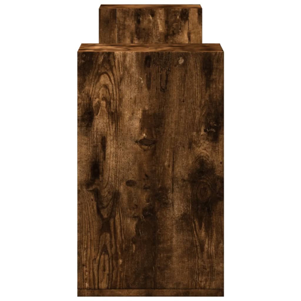 vidaXL Szafki pod telewizor, 2 szt., przydymiony dąb, 100x30x50 cm