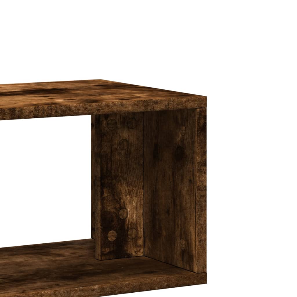 vidaXL Szafki pod telewizor, 2 szt., przydymiony dąb, 100x30x50 cm
