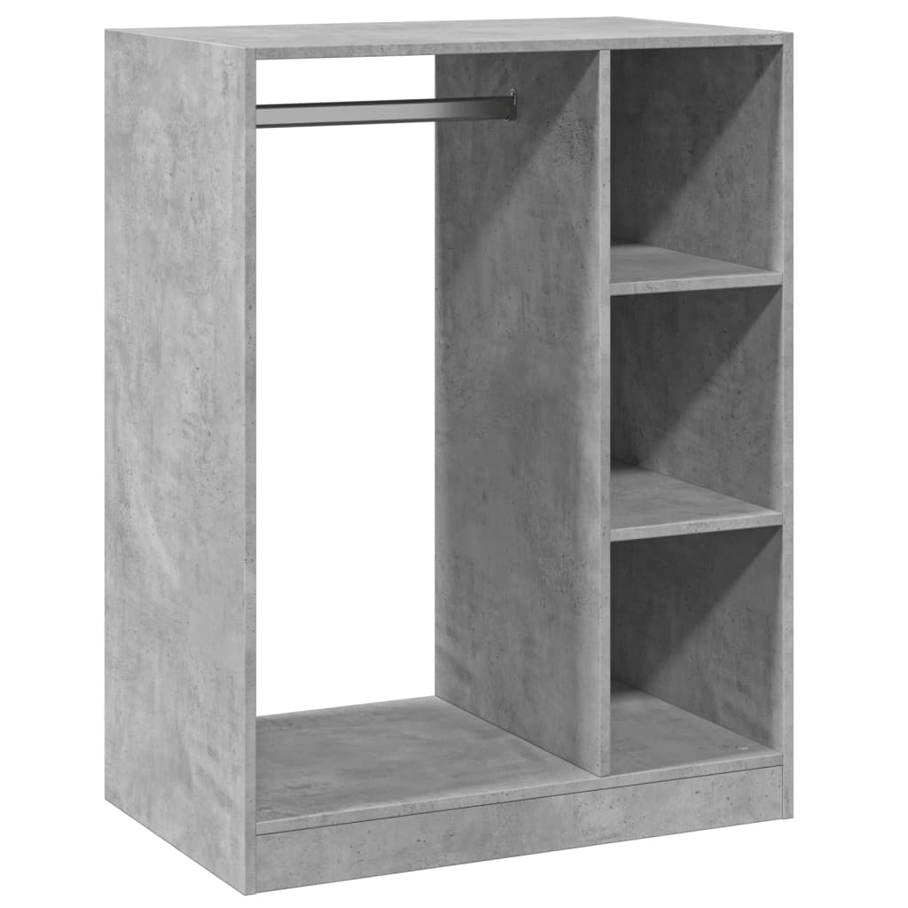 vidaXL Szafka garderobiana, szarość betonu, 77x48x102 cm