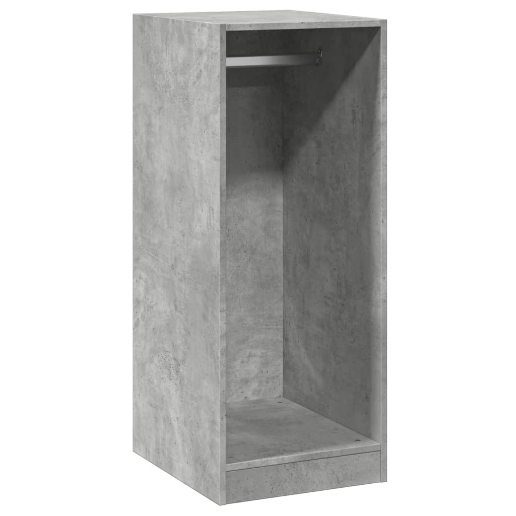 vidaXL Szafka garderobiana, szarość betonu, 48x41x102 cm