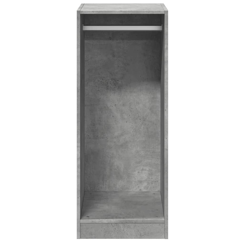 vidaXL Szafka garderobiana, szarość betonu, 48x41x102 cm
