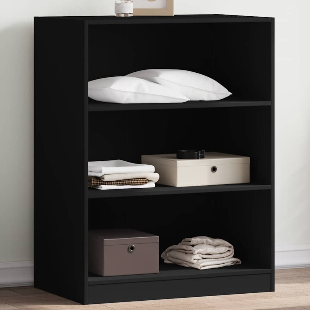 vidaXL Szafka garderobiana, czarna, 77x48x102 cm