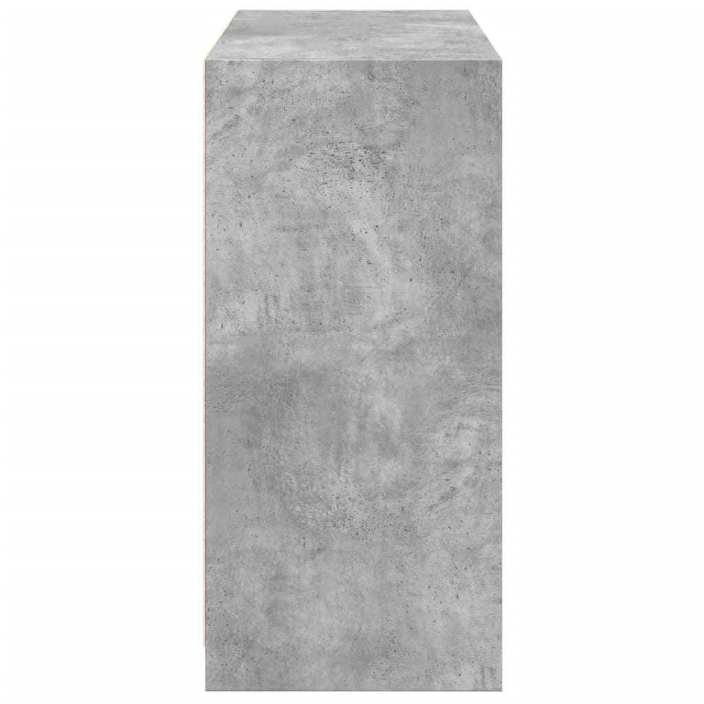 vidaXL Szafka garderobiana, szarość betonu, 77x48x102 cm