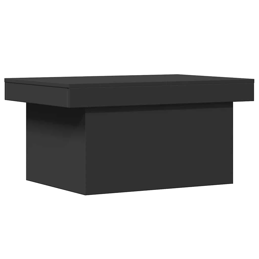 vidaXL Stolik kawowy, czarny, 100x55x40 cm, materiał drewnopochodny