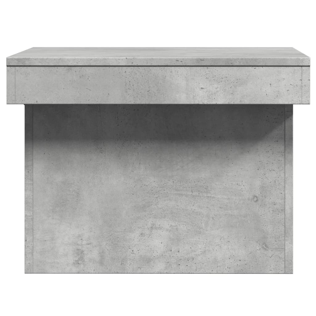 vidaXL Stolik kawowy, szarość betonu, 100x55x40 cm