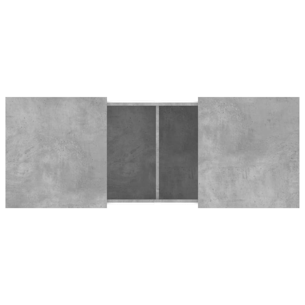 vidaXL Stolik kawowy, szarość betonu, 100x55x40 cm