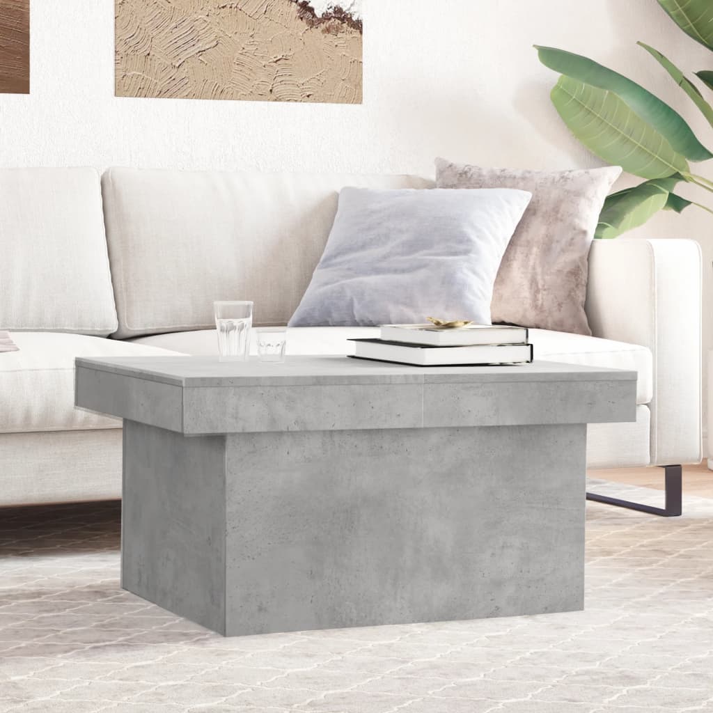 vidaXL Stolik kawowy, szarość betonu, 100x55x40 cm