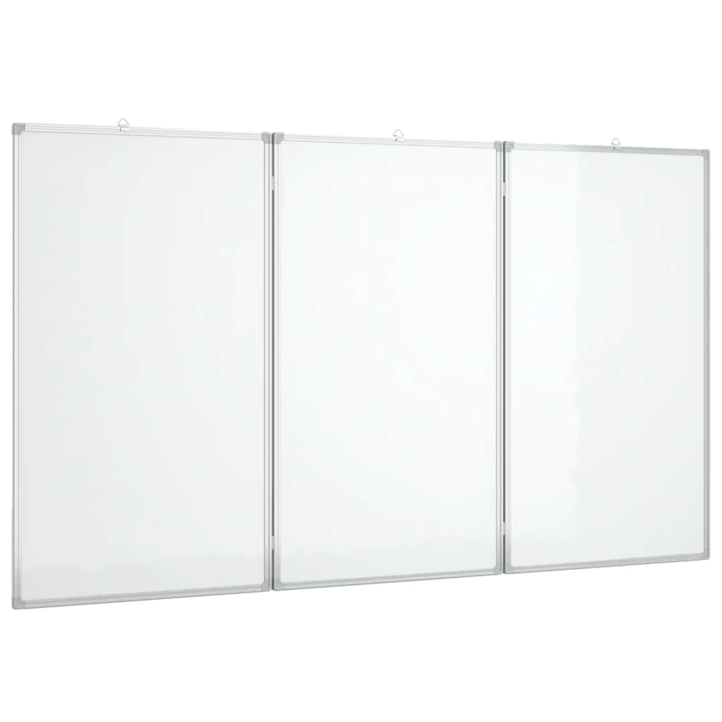 vidaXL Tablica magnetyczna, składana, 120x80x1,7 cm, aluminiowa