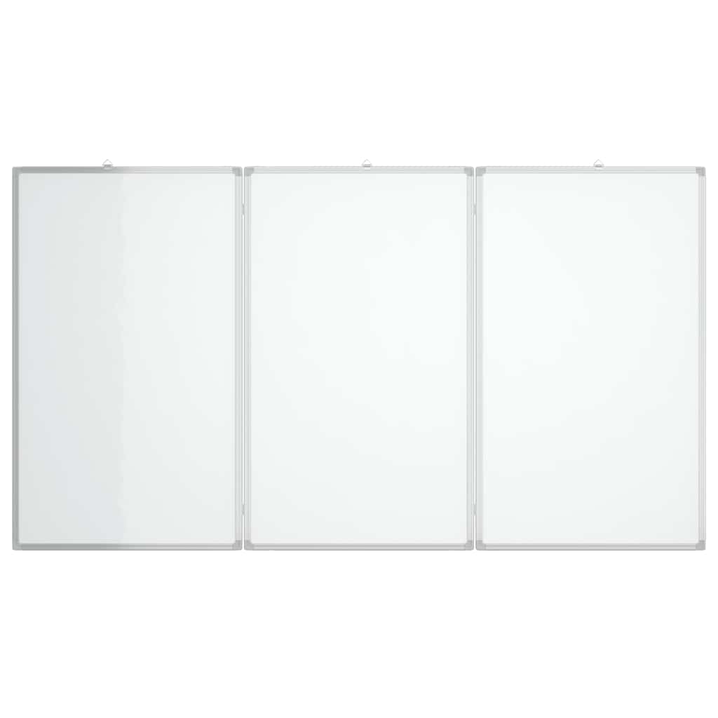 vidaXL Tablica magnetyczna, składana, 120x80x1,7 cm, aluminiowa