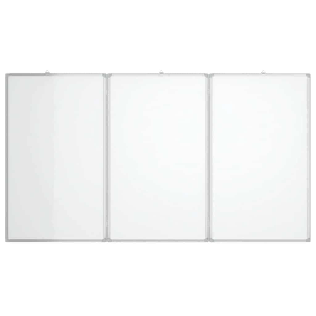 vidaXL Tablica magnetyczna, składana, 150x80x1,7 cm, aluminiowa