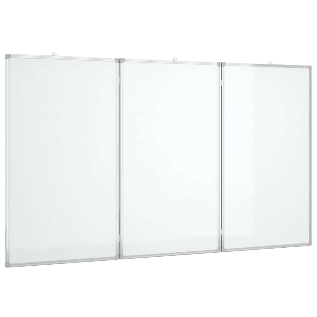 vidaXL Tablica magnetyczna, składana, 150x100x1,7 cm, aluminiowa