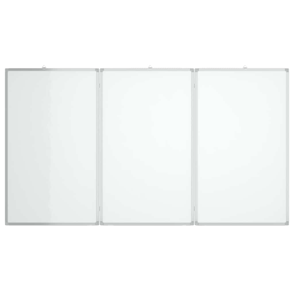 vidaXL Tablica magnetyczna, składana, 150x100x1,7 cm, aluminiowa