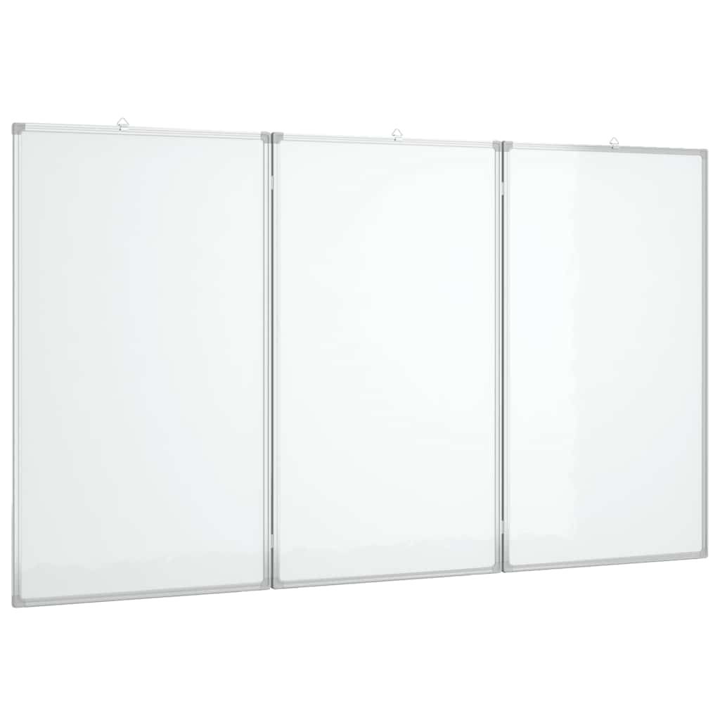 vidaXL Tablica magnetyczna, składana, 180x80x1,7 cm, aluminiowa