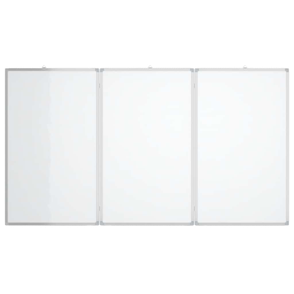 vidaXL Tablica magnetyczna, składana, 180x80x1,7 cm, aluminiowa