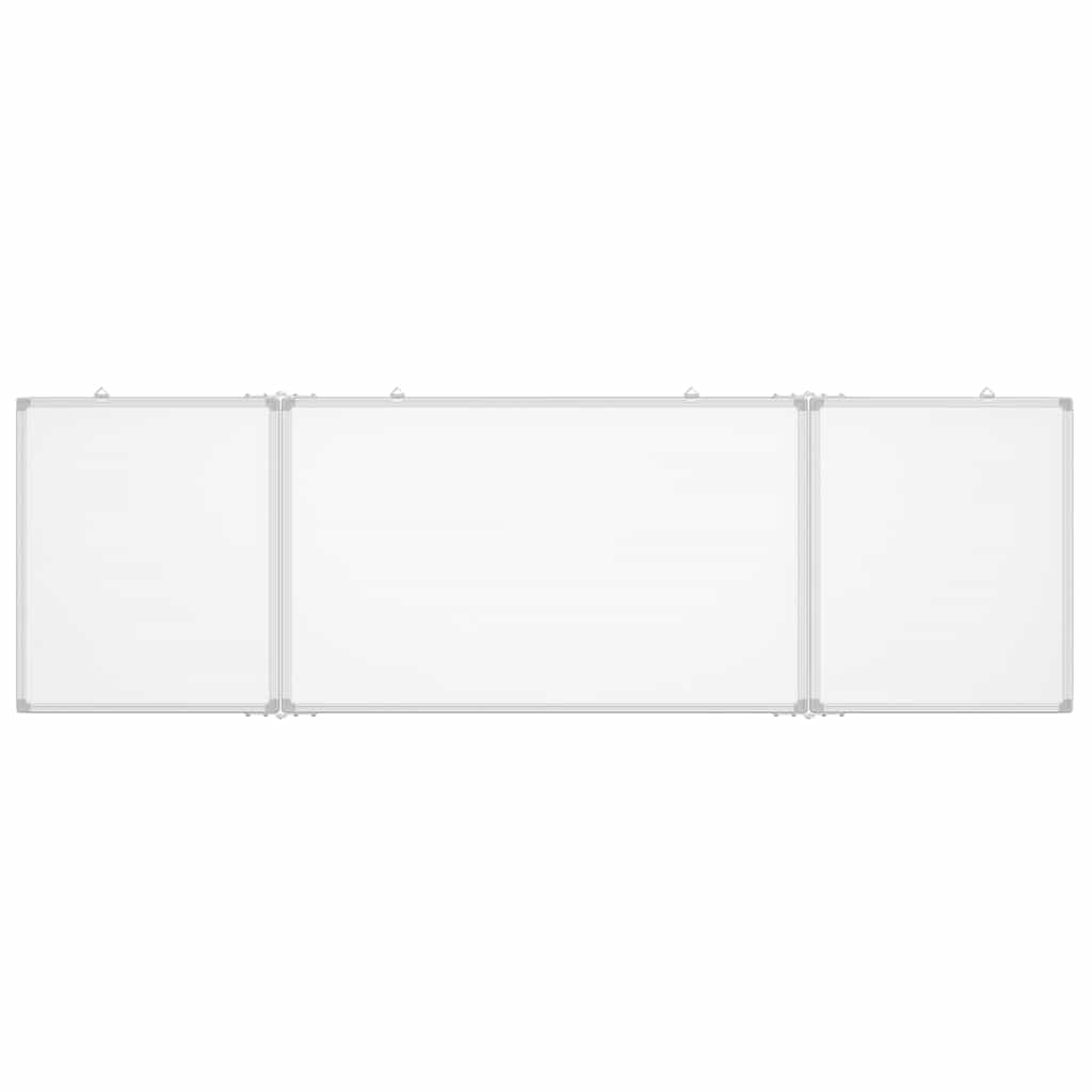 vidaXL Tablica magnetyczna, składana, 160x50x1,7 cm, aluminiowa