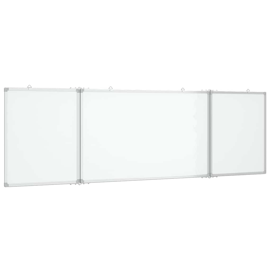 vidaXL Tablica magnetyczna, składana, 160x60x1,7 cm, aluminiowa