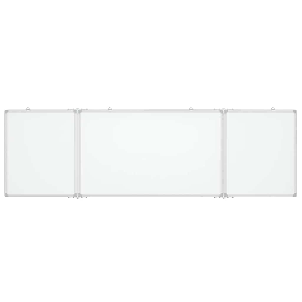 vidaXL Tablica magnetyczna, składana, 160x60x1,7 cm, aluminiowa