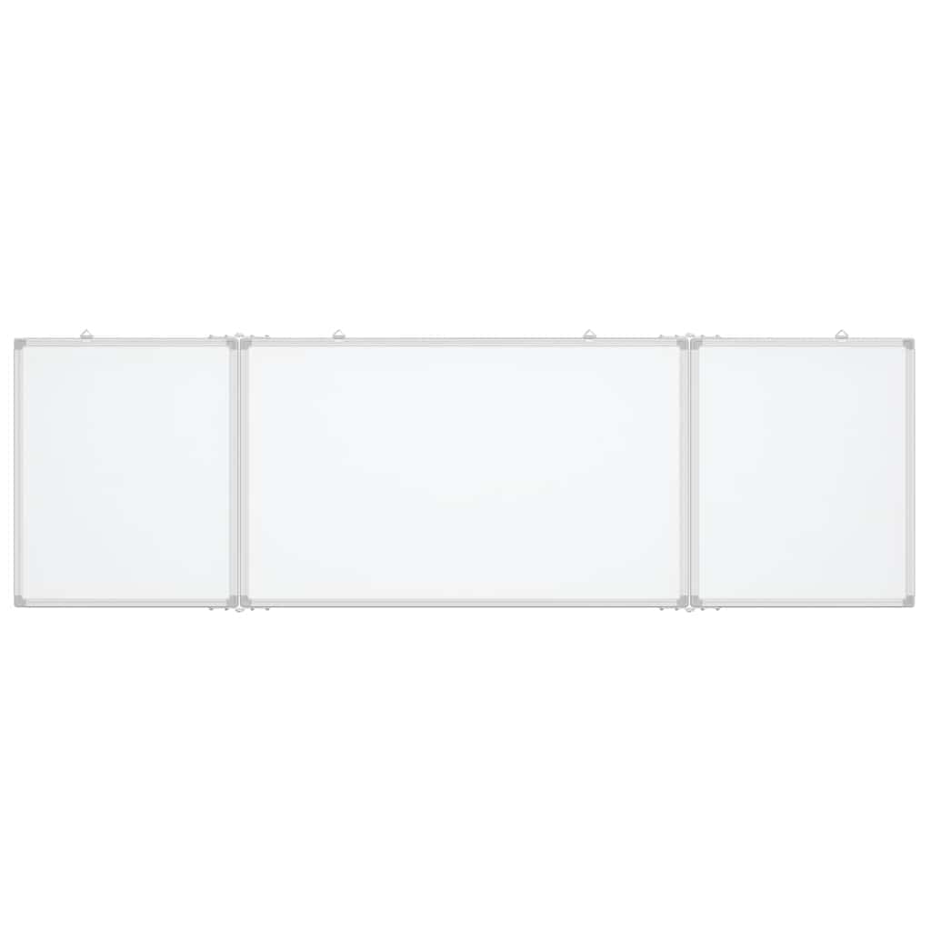 vidaXL Tablica magnetyczna, składana, 200x60x1,7 cm, aluminiowa
