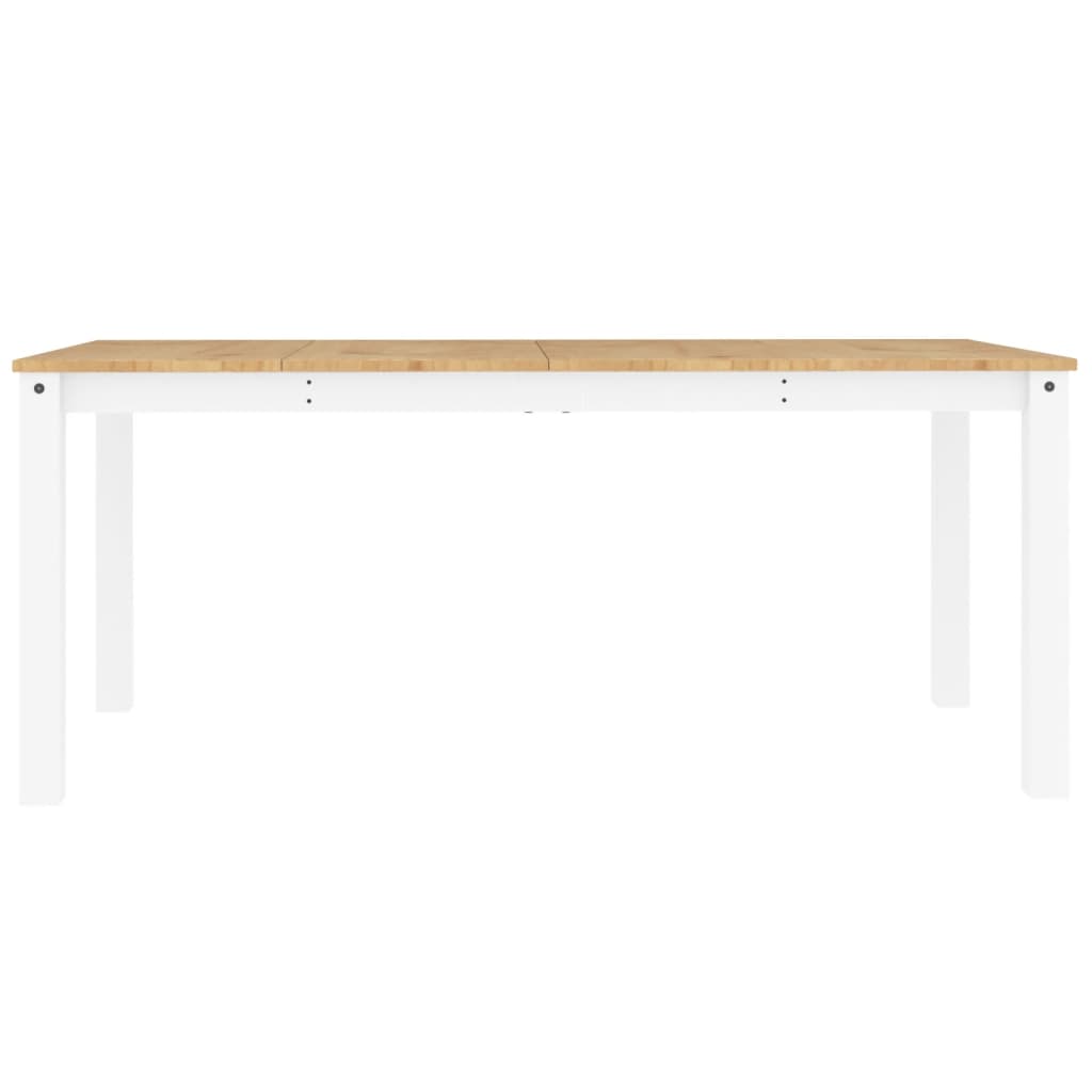 vidaXL Stół jadalniany PANAMA, biały, 180x90x75 cm, drewno sosnowe