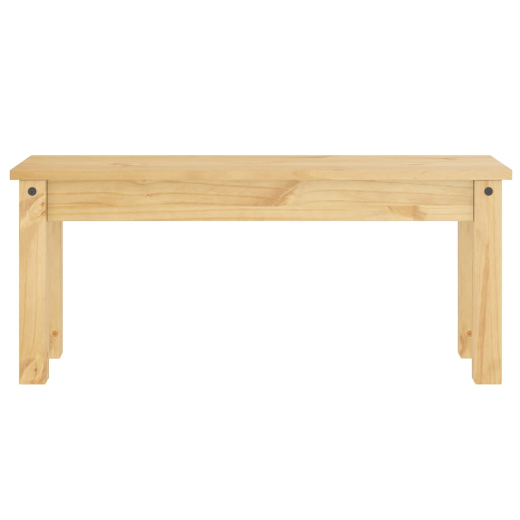 vidaXL Ławka stołowa PANAMA, 105x30x45 cm, lite drewno sosnowe