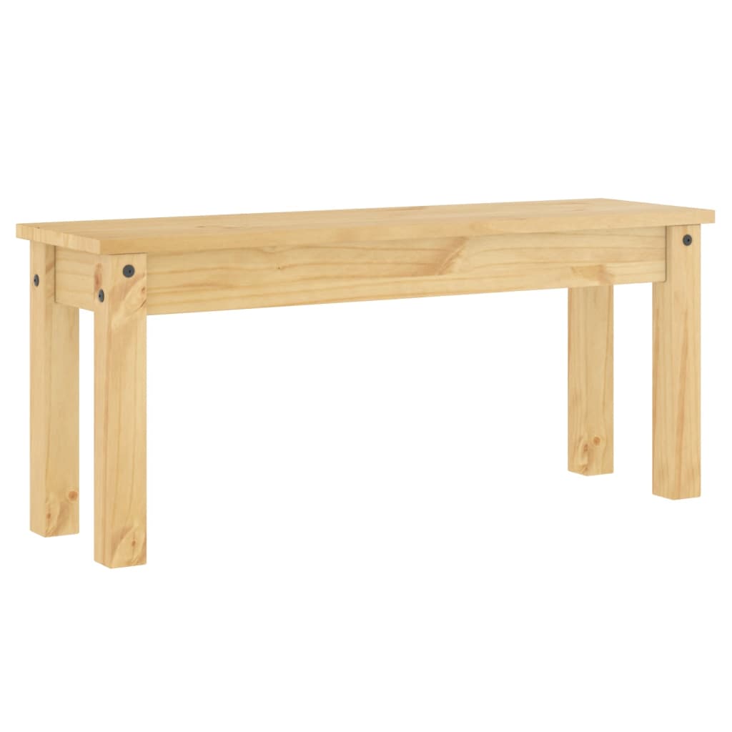 vidaXL Ławka stołowa PANAMA, 105x30x45 cm, lite drewno sosnowe