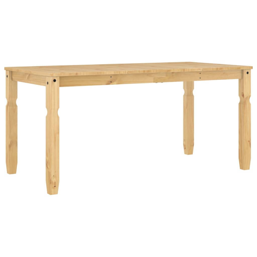 vidaXL Stół jadalniany Corona, 160x80x75 cm, lite drewno sosnowe