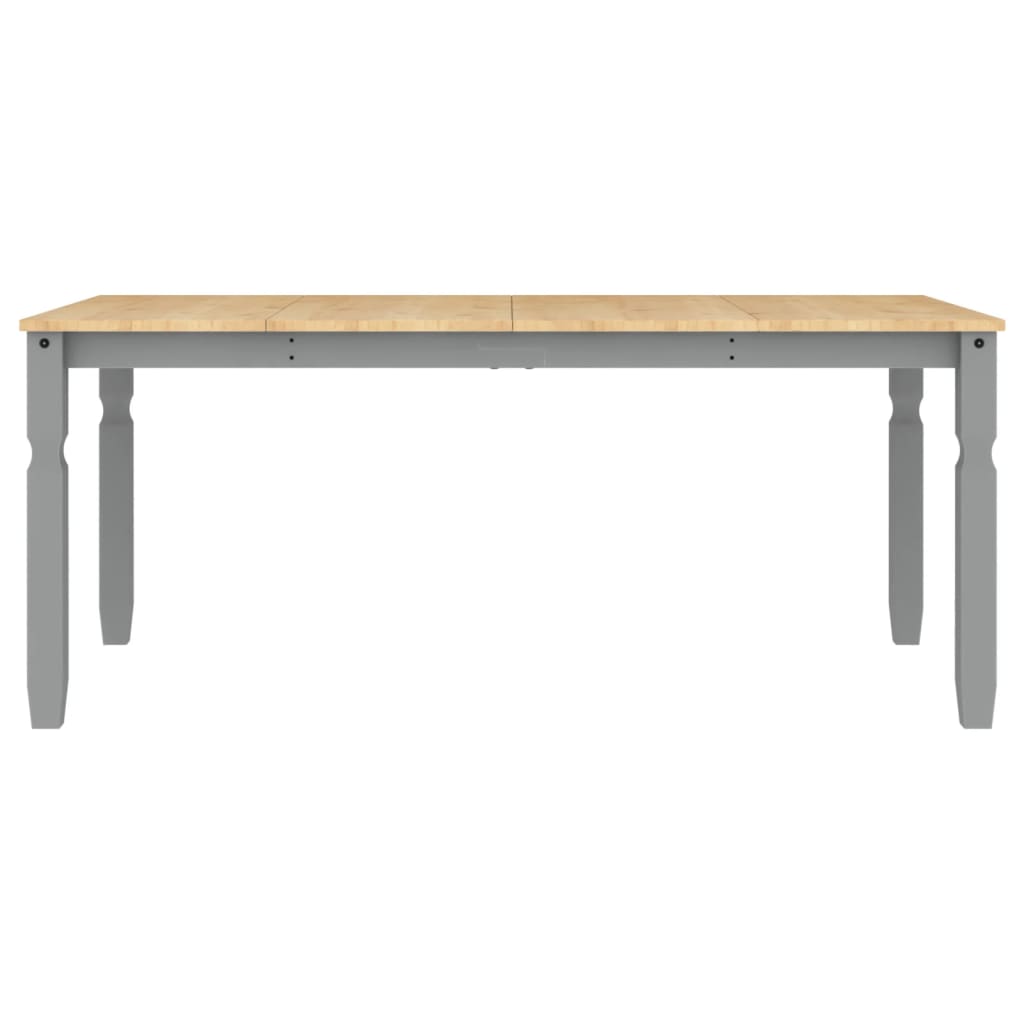 vidaXL Stół jadalniany Corona, szary, 180x90x75 cm, drewno sosnowe