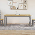 vidaXL Stół jadalniany Corona, szary, 180x90x75 cm, drewno sosnowe