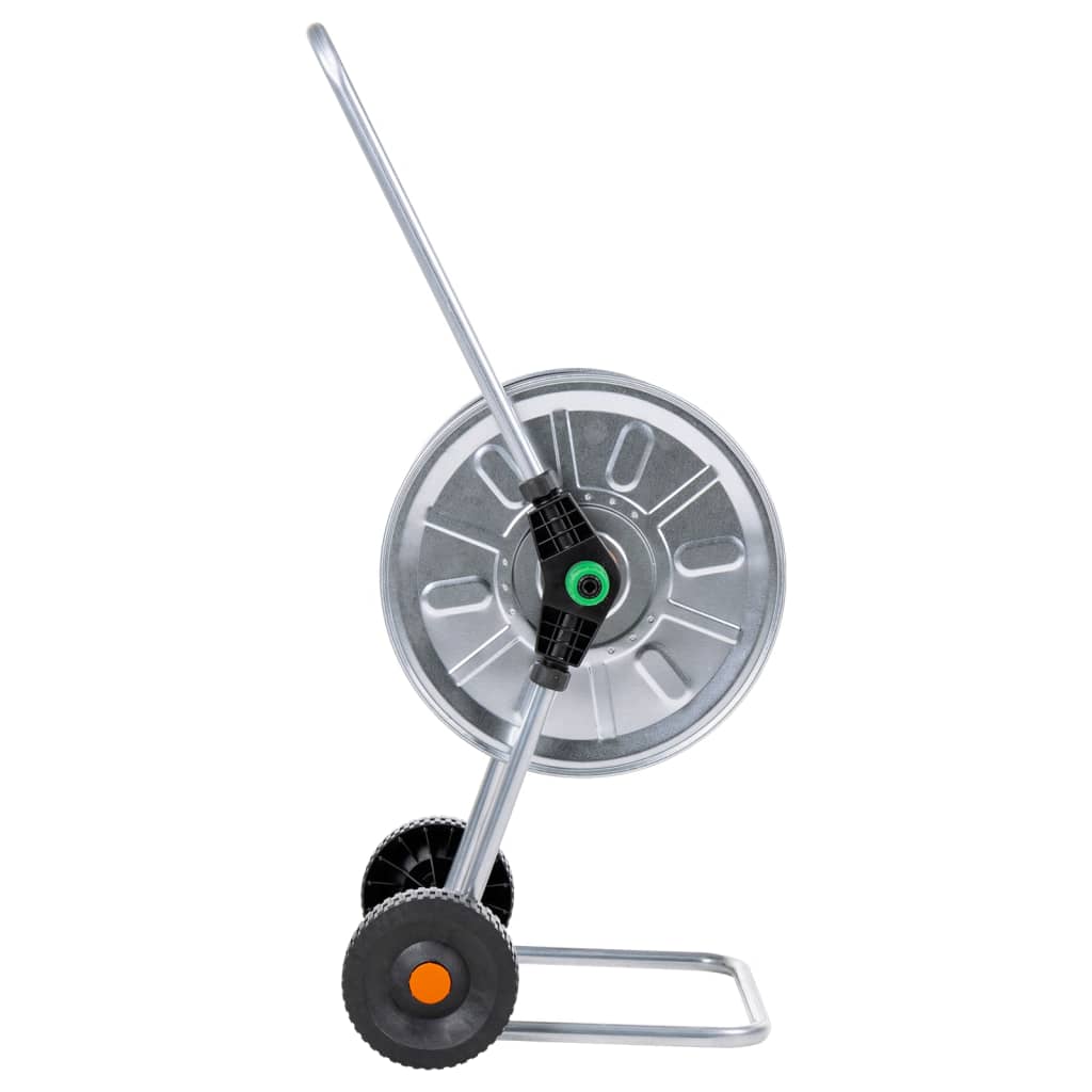 vidaXL Wózek z bębnem na wąż 50 m 1/2" lub 35 m 3/4", stalowy