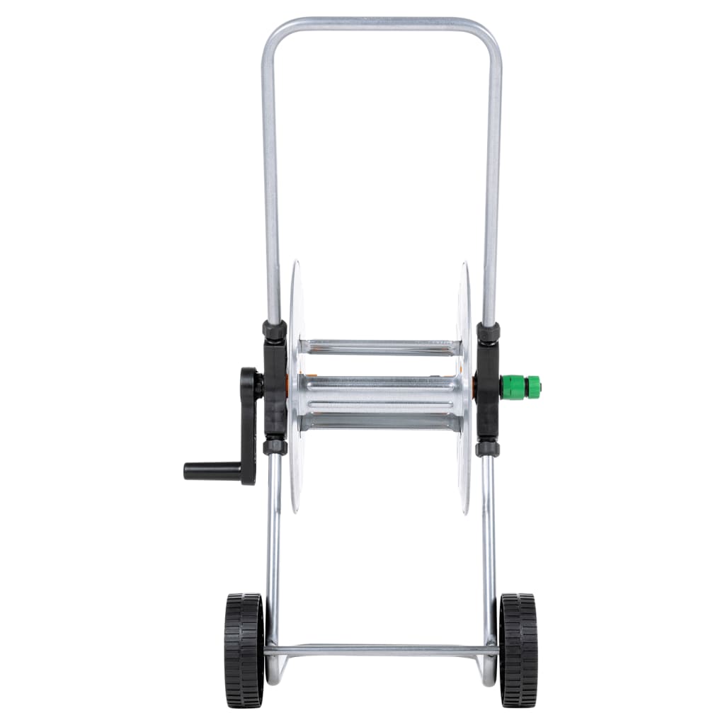 vidaXL Wózek z bębnem na wąż 50 m 1/2" lub 35 m 3/4", stalowy