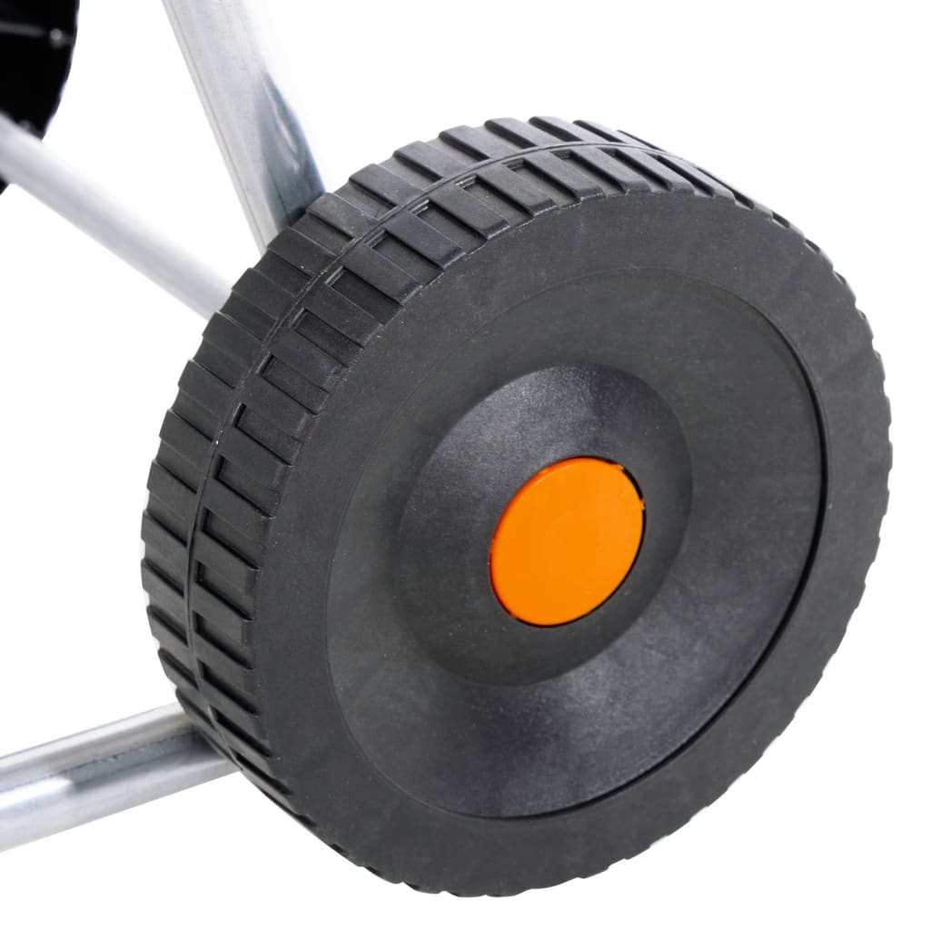 vidaXL Wózek z bębnem na wąż 50 m 1/2" lub 35 m 3/4", stalowy
